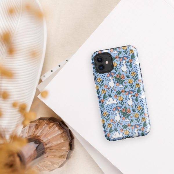 Cute Duck iPhone Case – Whimsical Cottagecore Goose Design for iPhone 13 14 15 16 Pro Max - Image 2